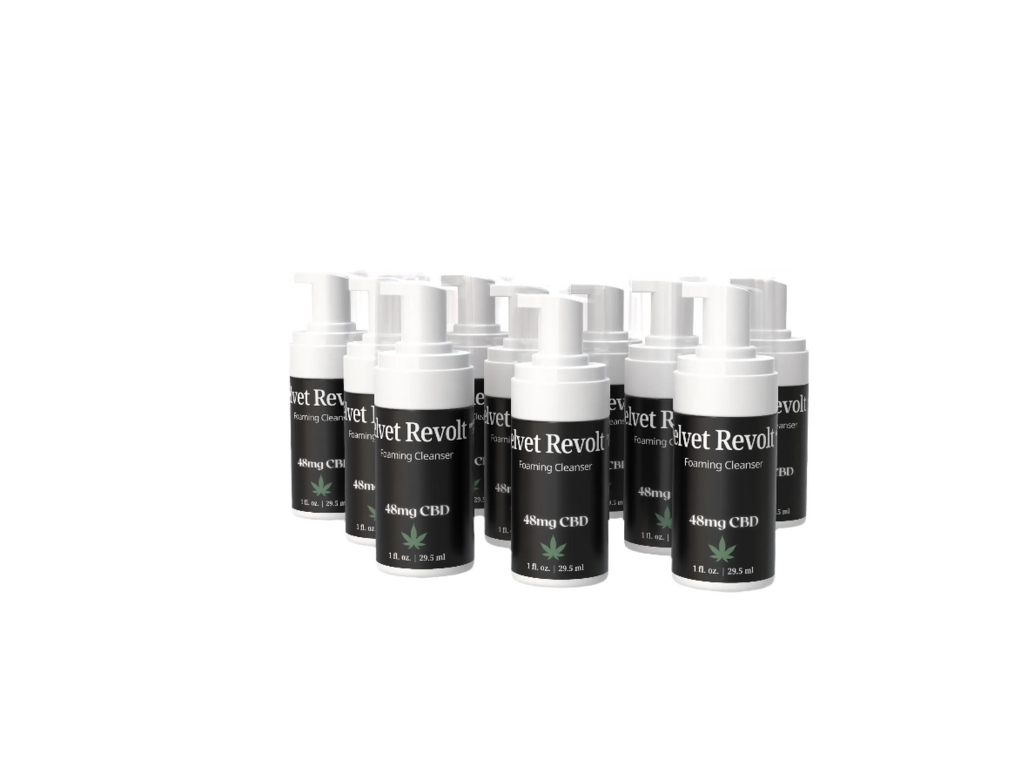 Velvet Revolt "On The Go" Foaming Cleanser - 48mg CBD - 1oz House of VXN Skincare House of VXN