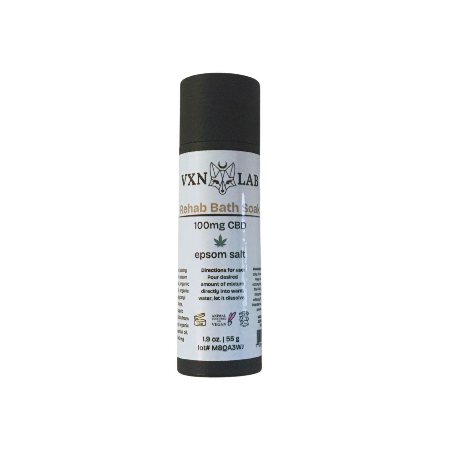 Rehab Bath Soak - 100mg Pure CBD - 1.9oz - House of VXN
