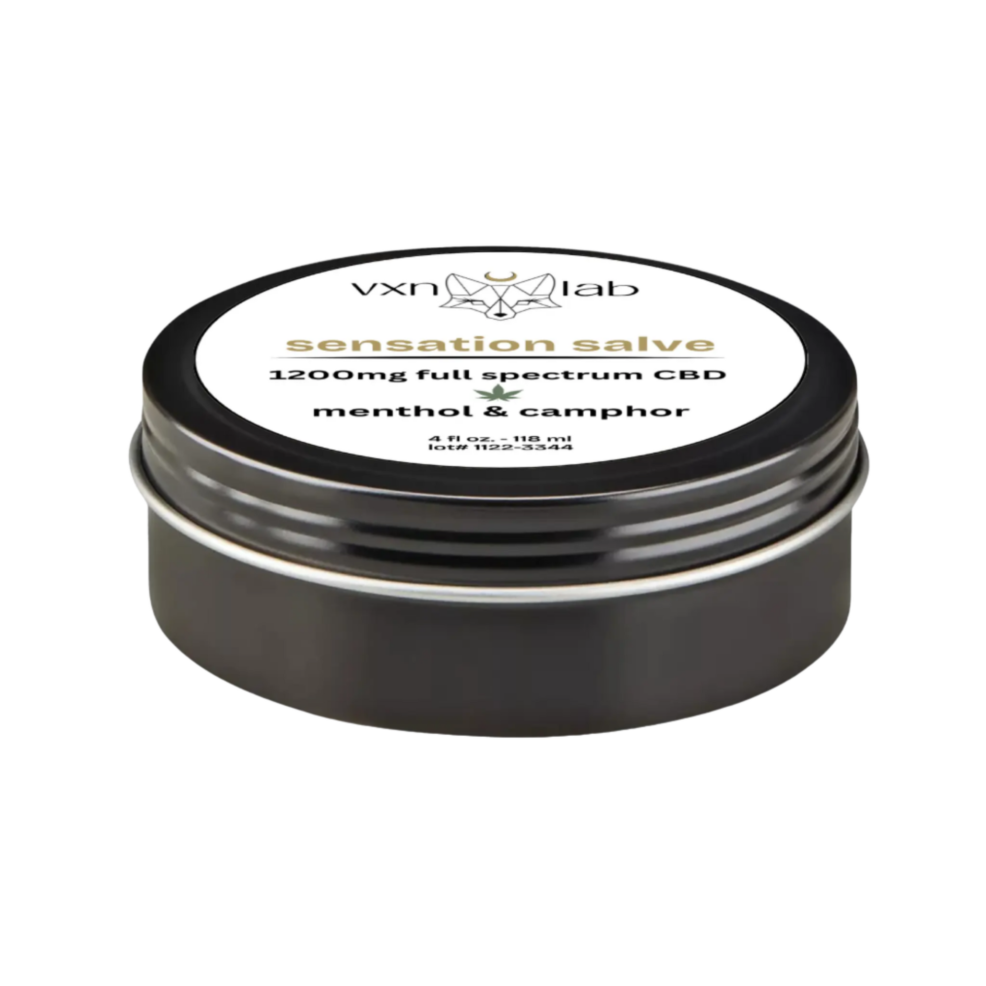 Power Balm - Camphor Sensation Salve - 1600mg Full Spectrum CBD - 4oz House of VXN