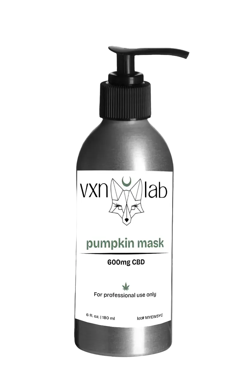 Glo Grenade - Pumpkin Enzyme Mask - 600mg CBD - 6oz - Backbar House of VXN