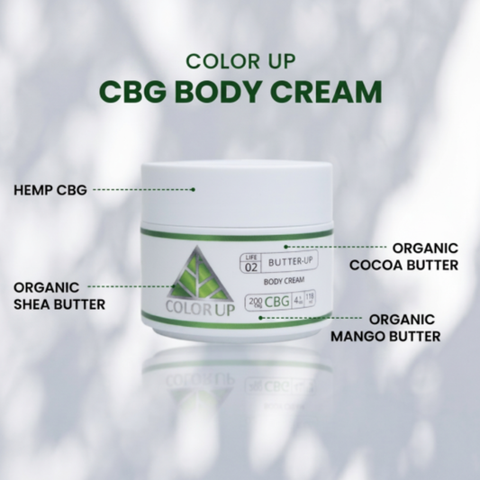 BUTTER UP CBG Body Cream | 4oz