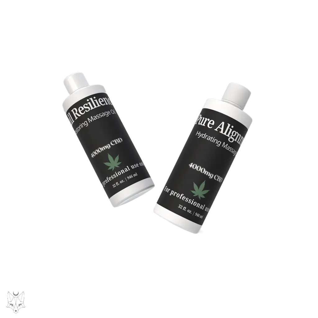 Full Resilience - Restoring CBD Massage Oil - 4000mg Full Spectrum CBD - 32 oz - Backbar House of VXN bodycare House of VXN