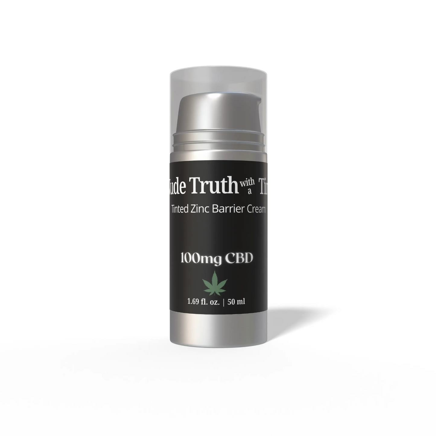 Nude Truth - Tinted Zinc Barrier Cream - 100mg CBD - 1.69oz House of VXN Skincare House of VXN