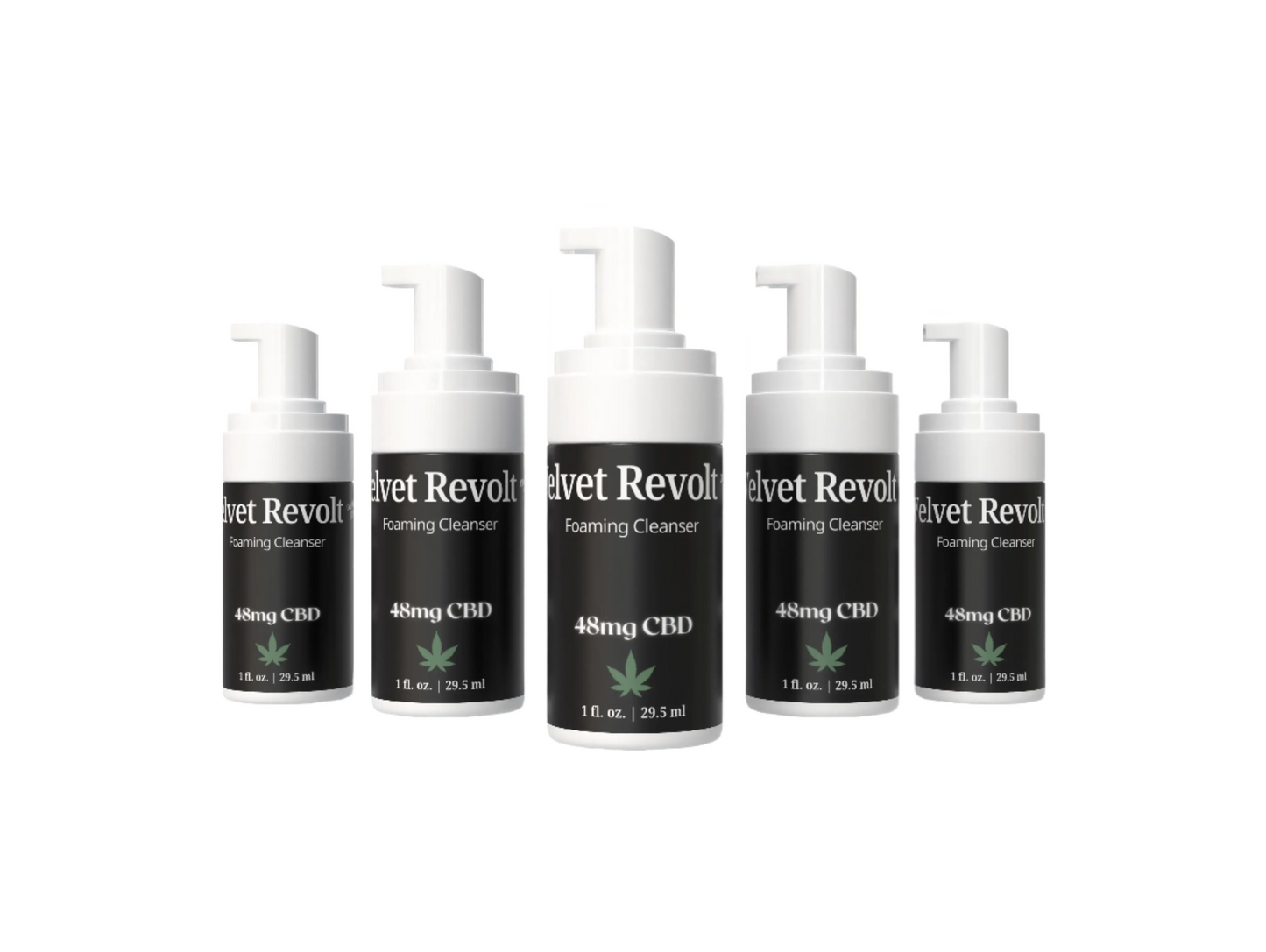 Velvet Revolt "On The Go" Foaming Cleanser - 48mg CBD - 1oz House of VXN Skincare House of VXN