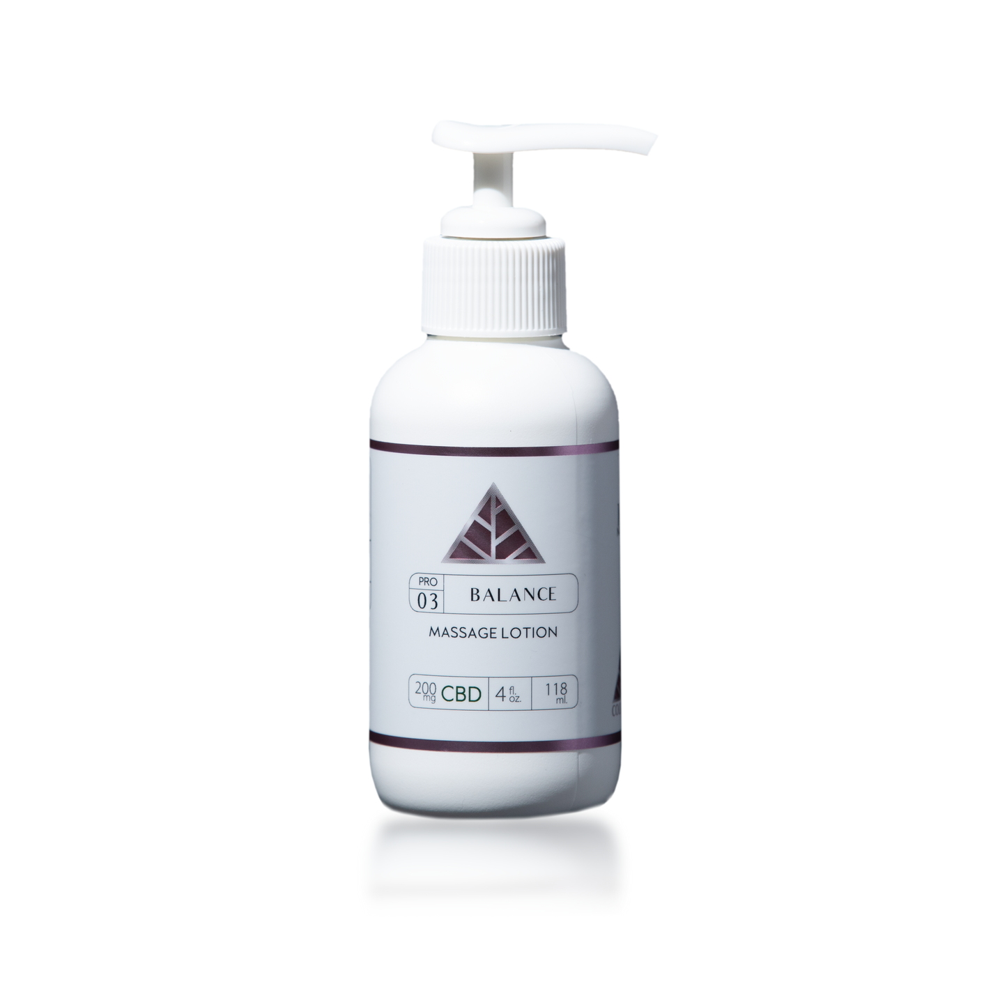 BALANCE Pure CBD Massage Lotion (4oz)