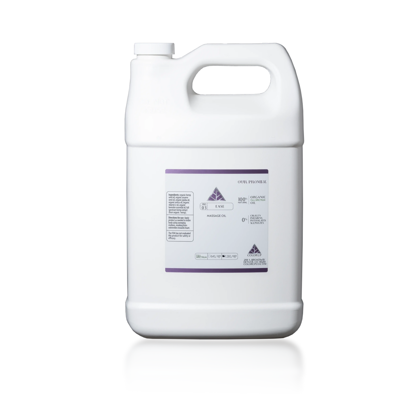 Full Resilience - Restoring Massage OIl - 4000mg Full Spectrum CBD -32 oz - Backbar House of VXN bodycare House of VXN
