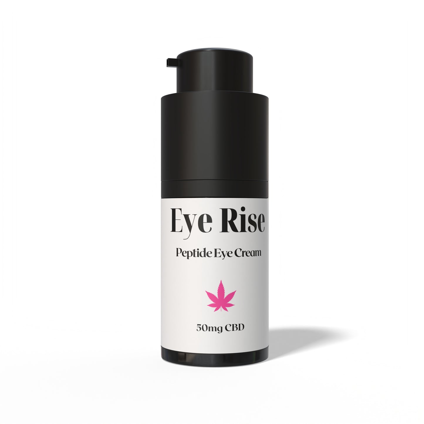 Eye Rise Peptide Eye Cream bottle with CBD label on a white background