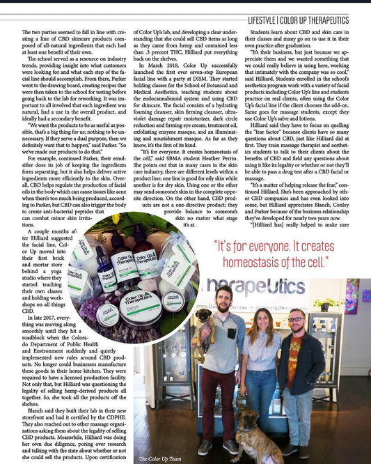 Color Up in The Hemp Connoisseur: A Historical Feature