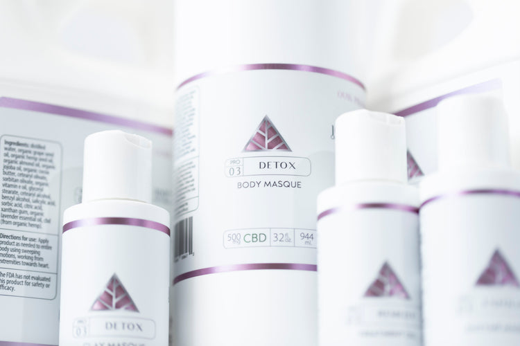 Color Up professional backbar skincare products featuring Repair Light Daily Moisturizer, Glow Illuminating Masque, and Detox Clay Masque for esthetician treatment rooms.