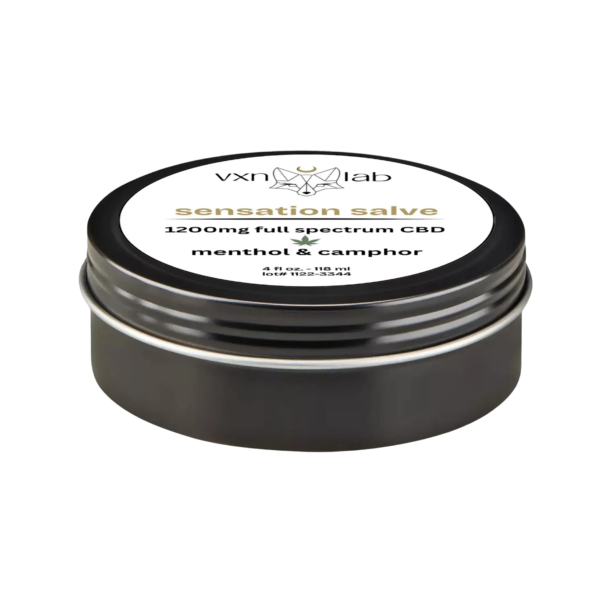 Power Balm - Camphor Sensation Salve - 1600mg Full Spectrum CBD - 4oz House of VXN
