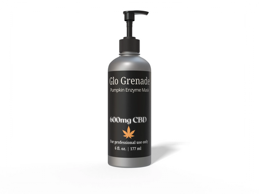 Glo Grenade - Pumpkin Enzyme Mask - 600mg CBD - 6oz - Backbar House of VXN