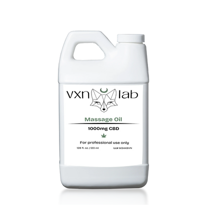 Pure Alignment - Hydrating Massage Oil - 4000mg Pure CBD -32oz - Backbar House of VXN bodycare House of VXN