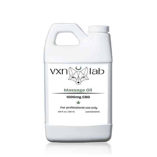 Pure Alignment - Hydrating Massage Oil - 4000mg Pure CBD -32oz - Backbar House of VXN bodycare House of VXN