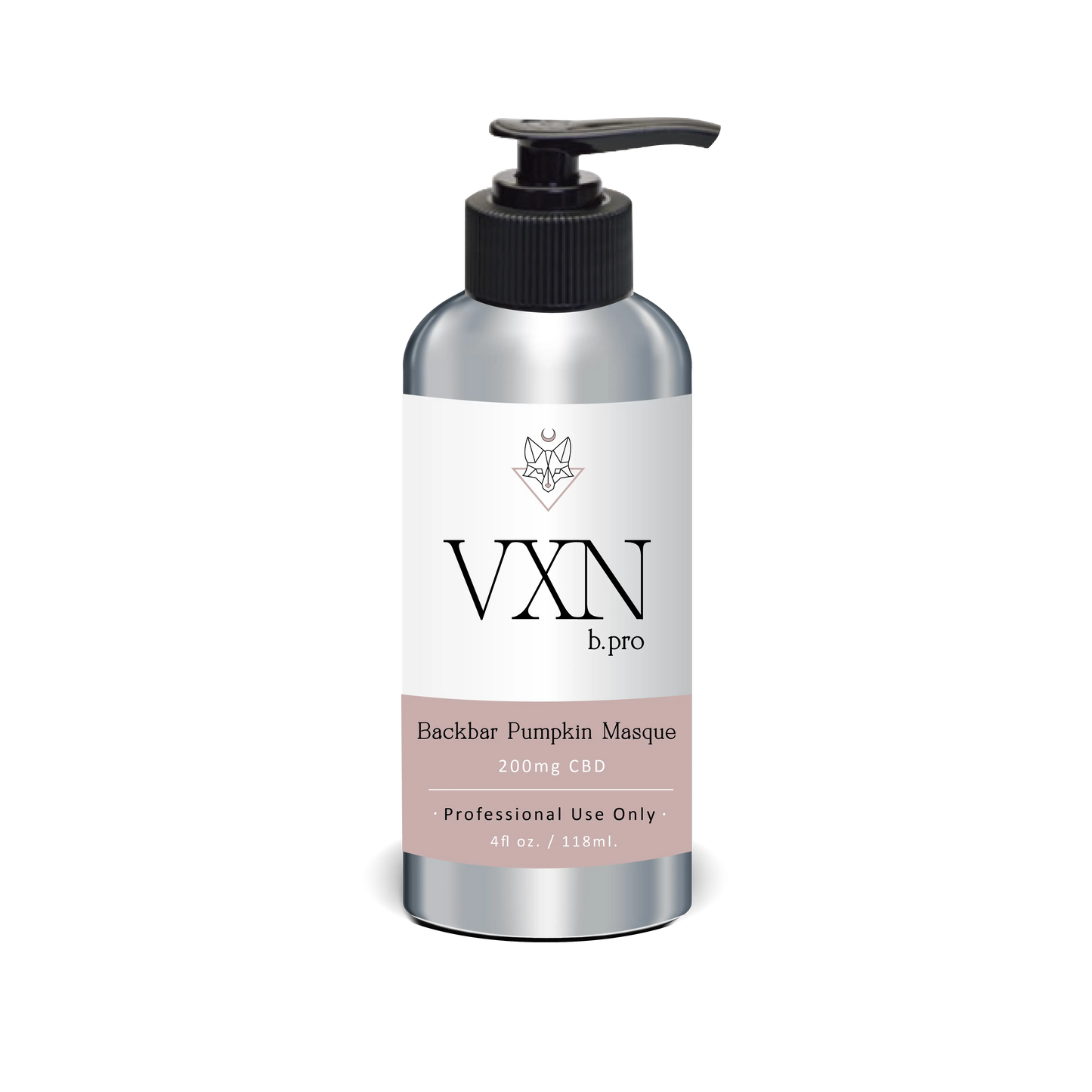 Backbar Pumpkin Enzyme Mask - 600mg Pure CBD - 6oz - PRO VXN Lab Skincare House of VXN