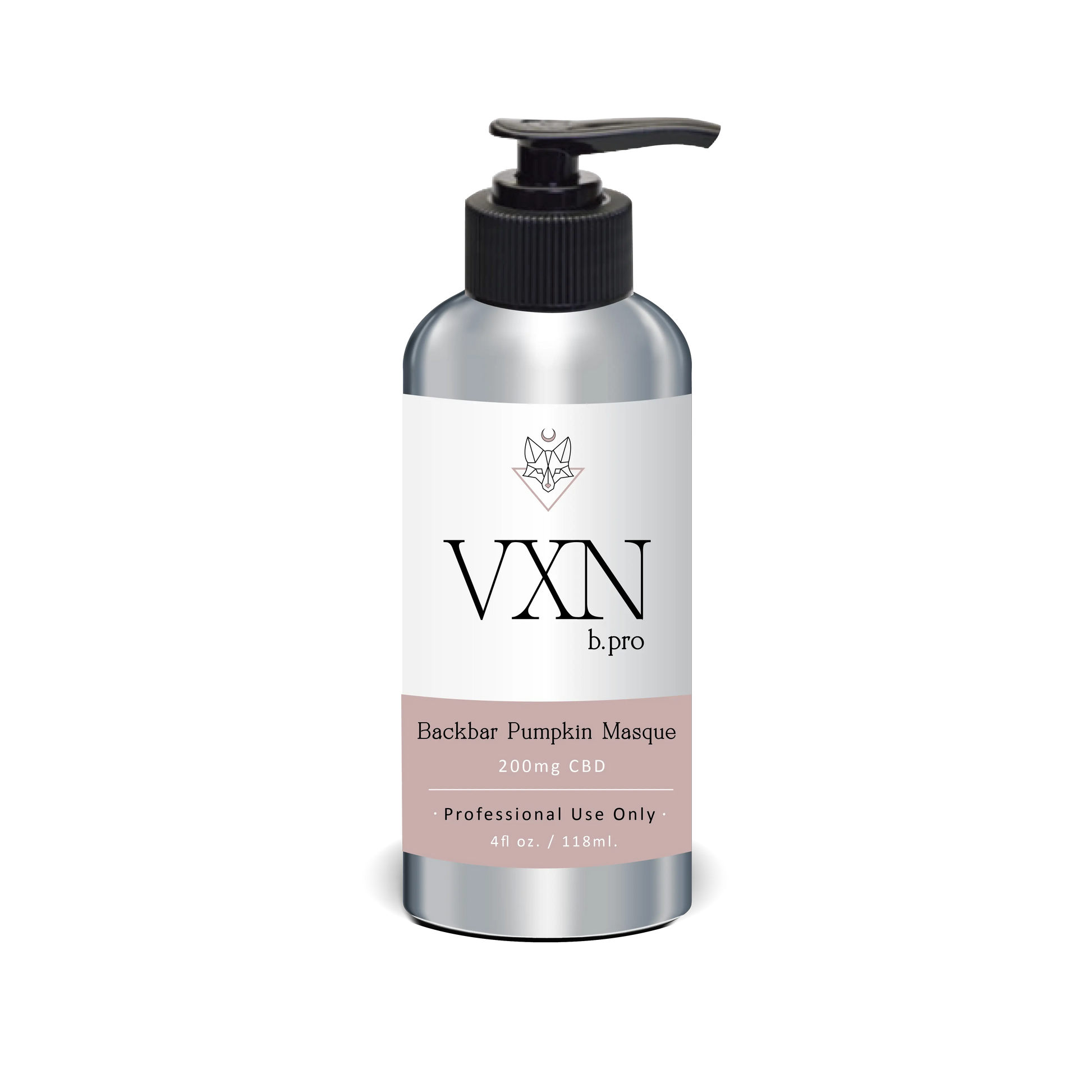 Backbar Pumpkin Enzyme Mask - 600mg Pure CBD - 6oz - PRO VXN Lab Skincare House of VXN