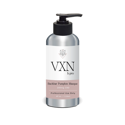 Backbar Pumpkin Enzyme Mask - 600mg Pure CBD - 6oz - PRO VXN Lab Skincare House of VXN