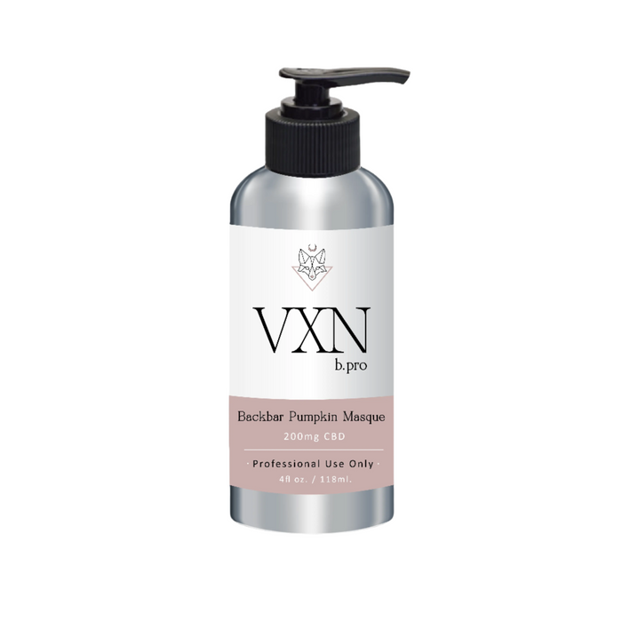 Backbar Pumpkin Enzyme Mask - 600mg Pure CBD - 6oz - PRO VXN Lab Skincare House of VXN