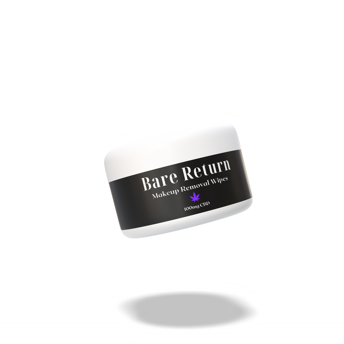Bare Return - Makeup Removal Wipes - 100mg - 50 Wipes House of VXN Skincare House of VXN formerly Color Up Therapeutics