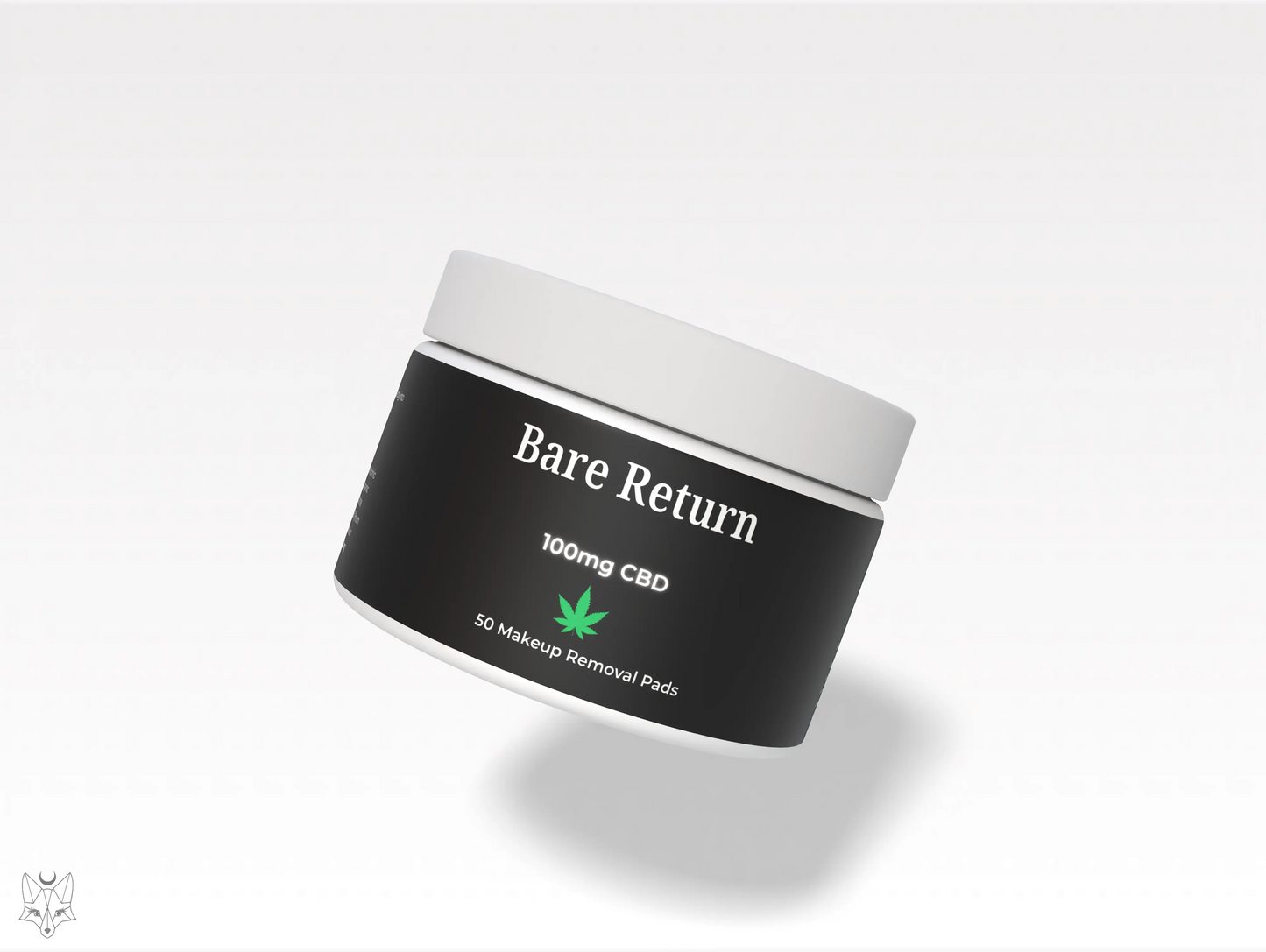 Bare Return | CBD Makeup Removal Pads - 100mg CBD House of VXN formerly Color Up Therapeutics  House of VXN formerly Color Up Therapeutics