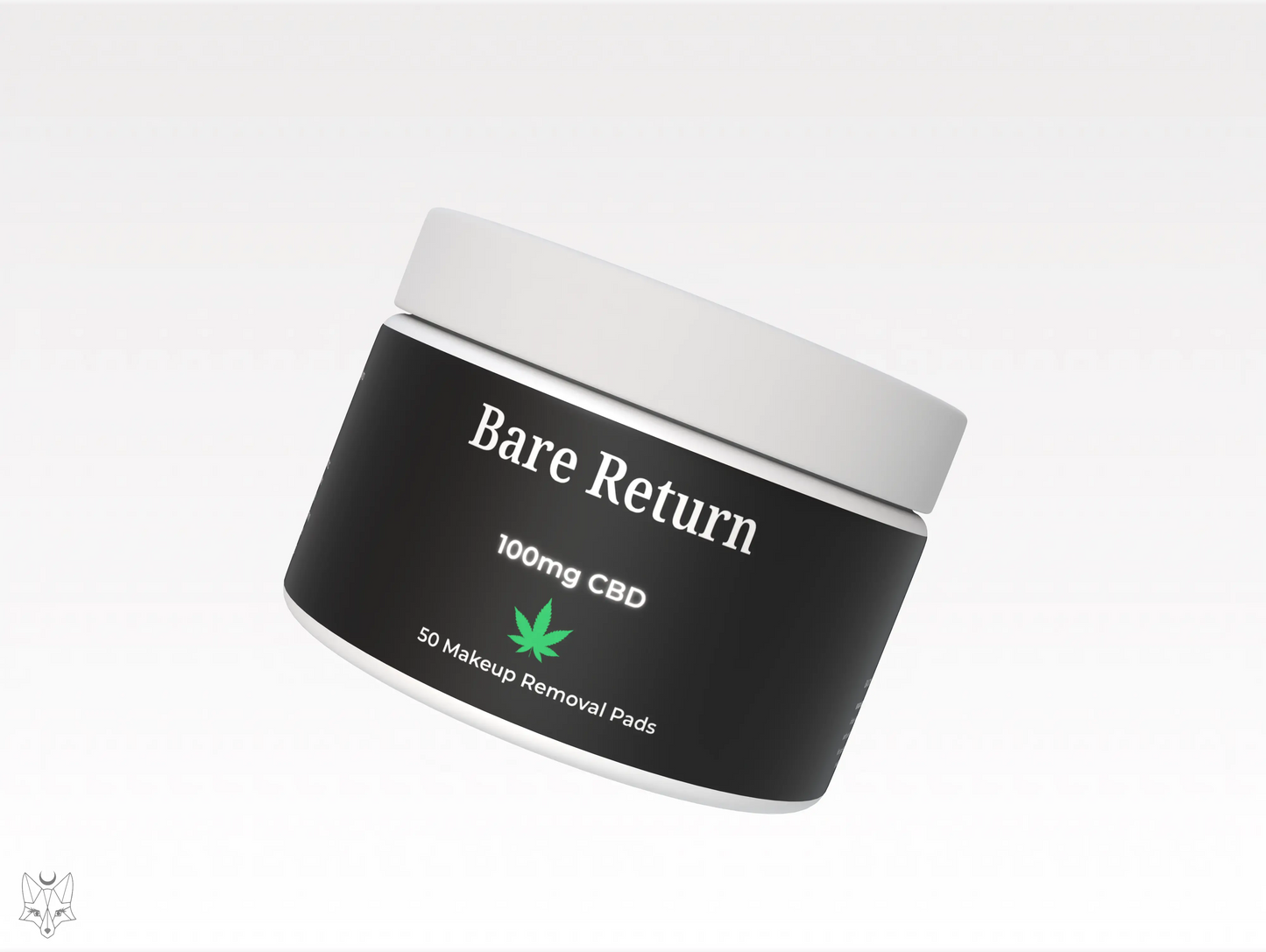 Bare Return | CBD Makeup Removal Pads - 100mg CBD House of VXN formerly Color Up Therapeutics  House of VXN formerly Color Up Therapeutics
