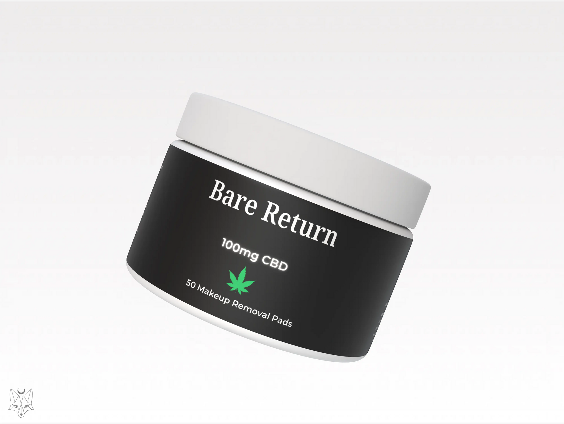 Bare Return | CBD Makeup Removal Pads - 100mg CBD House of VXN formerly Color Up Therapeutics  House of VXN formerly Color Up Therapeutics