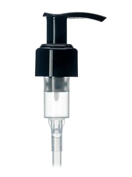 White 28-410 Pump Top for 32 oz plastic bottles | House of VXN House of VXN Skincare pump House of VXN