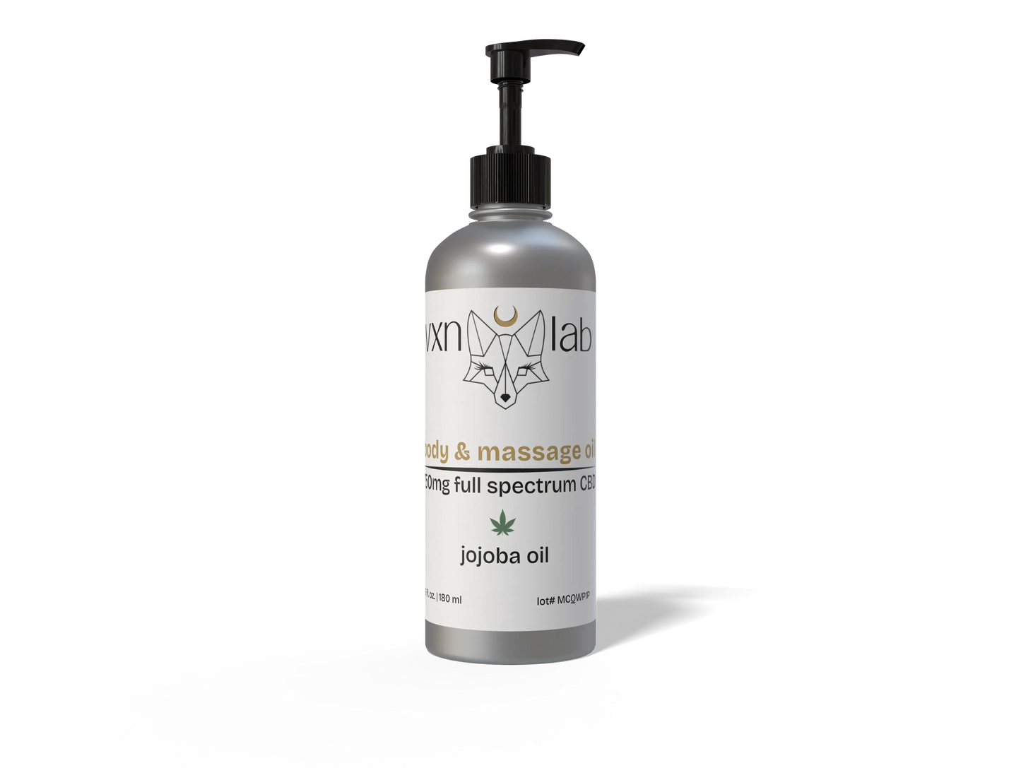 Body & Massage Oil - 750mg Full Spectrum CBD - 6oz VXN Lab bodycare House of VXN