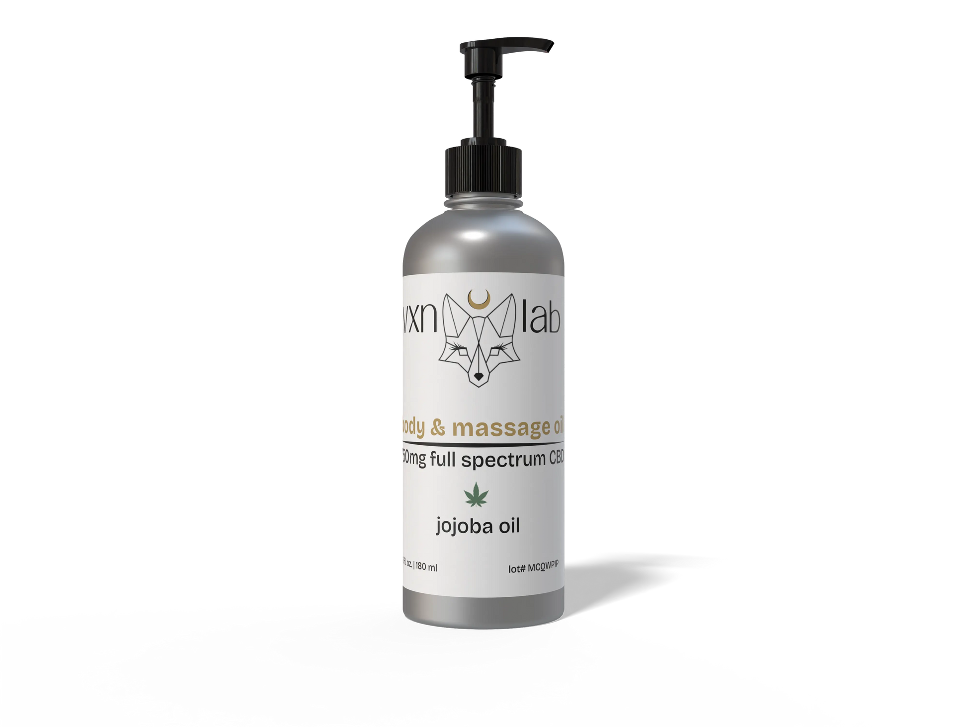 Body & Massage Oil - 750mg Full Spectrum CBD - 6oz VXN Lab bodycare House of VXN