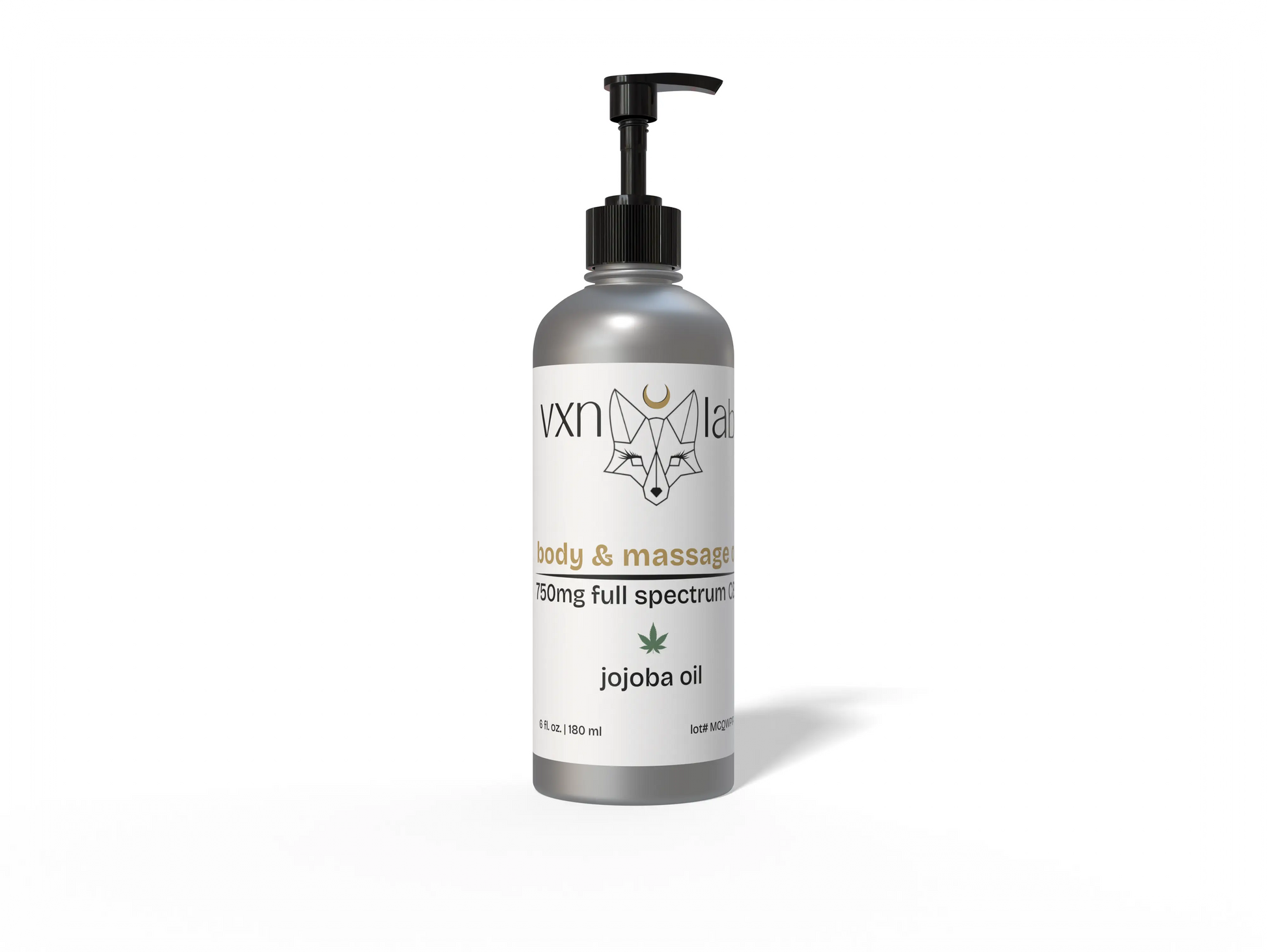 Body & Massage Oil - 750mg Full Spectrum CBD - 6oz VXN Lab bodycare House of VXN