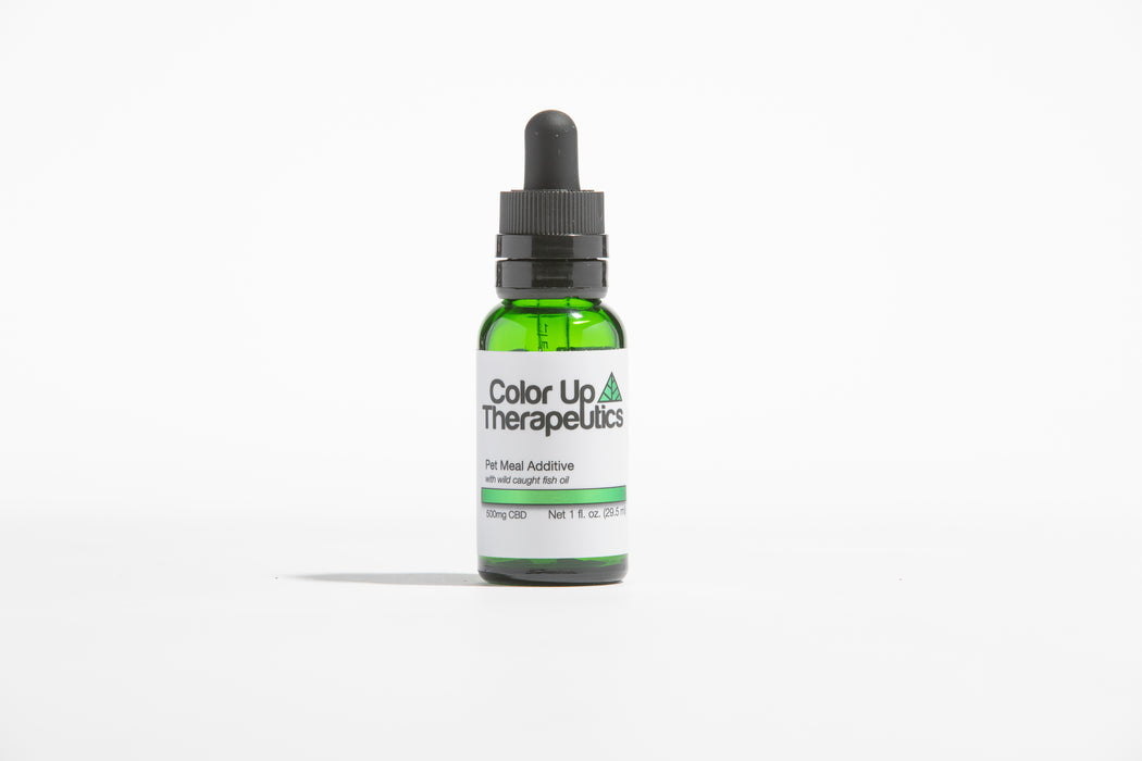 Pet Meal Additive - Full Spectrum CBD Oil -   Color Up  