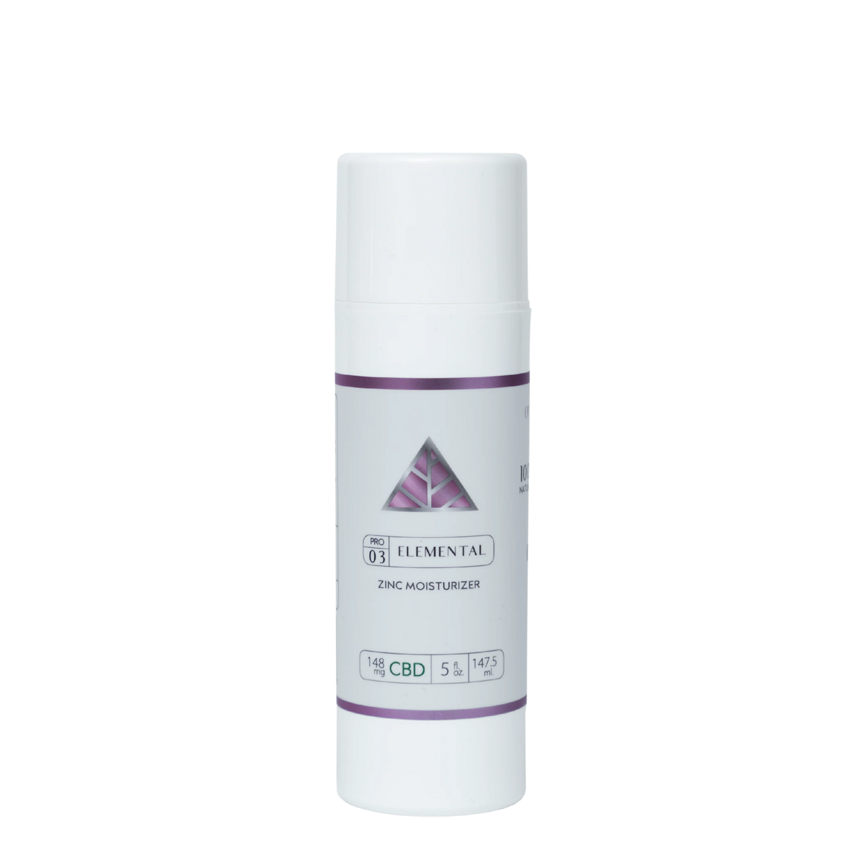 Color Up ELEMENTAL Zinc Moisturizer 5 oz backbar jar on a transparent background