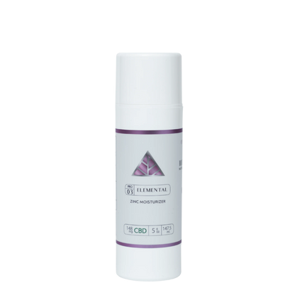 Color Up ELEMENTAL Zinc Moisturizer 5 oz backbar jar on a transparent background