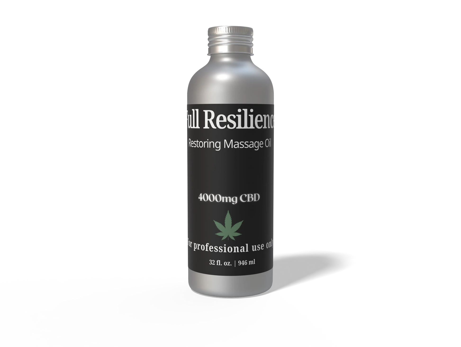 Full Resilience 4000mg  Full Spectrum CBD Professional Backbar Massage Oil - House of VXN