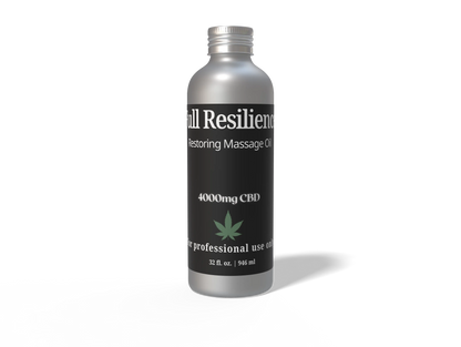 Full Resilience 4000mg  Full Spectrum CBD Professional Backbar Massage Oil - House of VXN