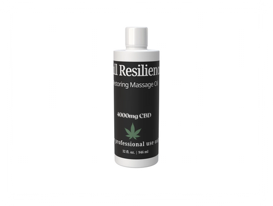 Full Resilience - Restoring Massage OIl - 4000mg Full Spectrum CBD -32 oz - Backbar House of VXN bodycare House of VXN