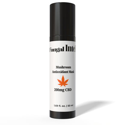 Fungal Intel Mushroom Antioxidant Mask by Color Up on black bottle and white background