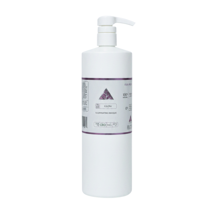 Color Up GLOW Illuminating Masque, 16 oz professional backbar size, on a white background.
