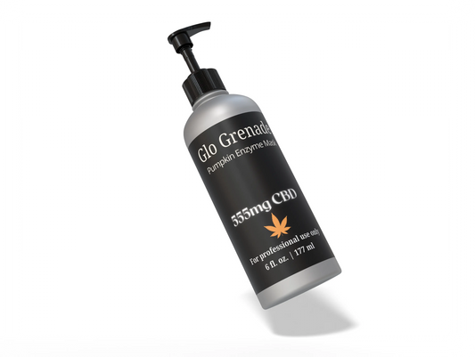 Glo Grenade - Pumpkin Enzyme Mask - 600mg CBD - 6oz - Backbar House of VXN Skincare House of VXN