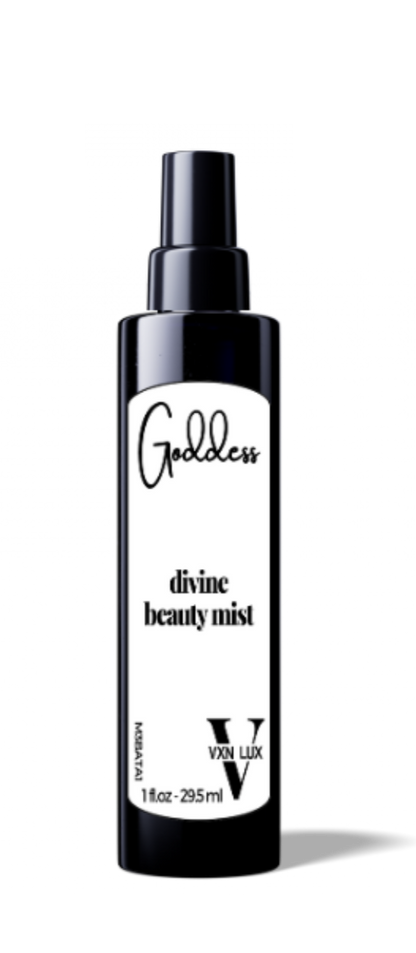 VXN LUX Goddess Divine Beauty Mist with Bakuchi Fruit, Kakadu Plum & Hyaluronic Acid to Hydrate & Revitalize Facial Skin, 3.4oz