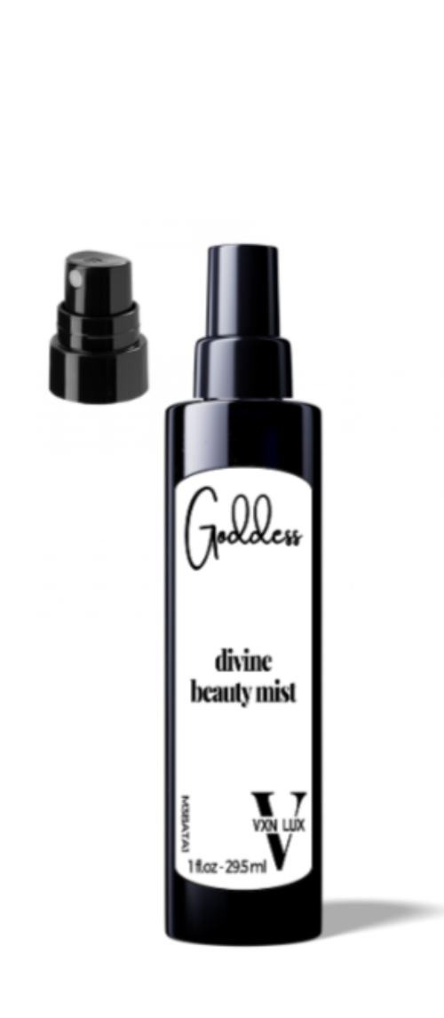 VXN LUX Goddess Divine Beauty Mist with Bakuchi Fruit, Kakadu Plum & Hyaluronic Acid to Hydrate & Revitalize Facial Skin, 3.4oz