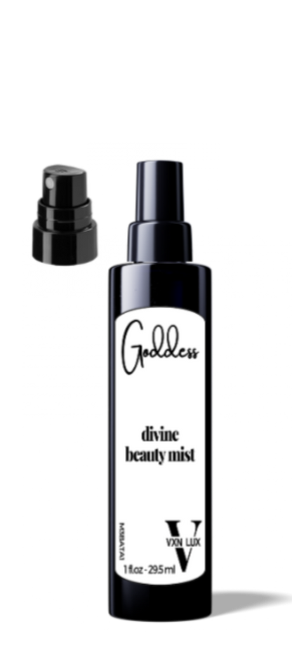 VXN LUX Goddess Divine Beauty Mist with Bakuchi Fruit, Kakadu Plum & Hyaluronic Acid to Hydrate & Revitalize Facial Skin, 3.4oz