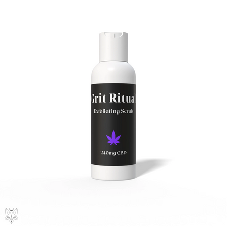 Grit Ritual - Exfoliating Scrub - 240mg CBD - 4oz House of VXN Skincare House of VXN formerly Color Up Therapeutics