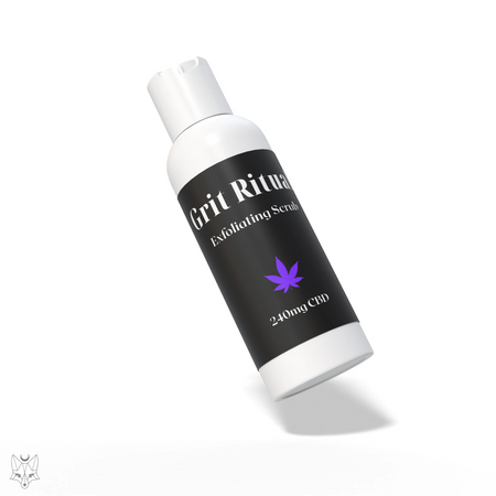 Grit Ritual - Exfoliating Scrub - 240mg CBD - 4oz House of VXN Skincare House of VXN formerly Color Up Therapeutics