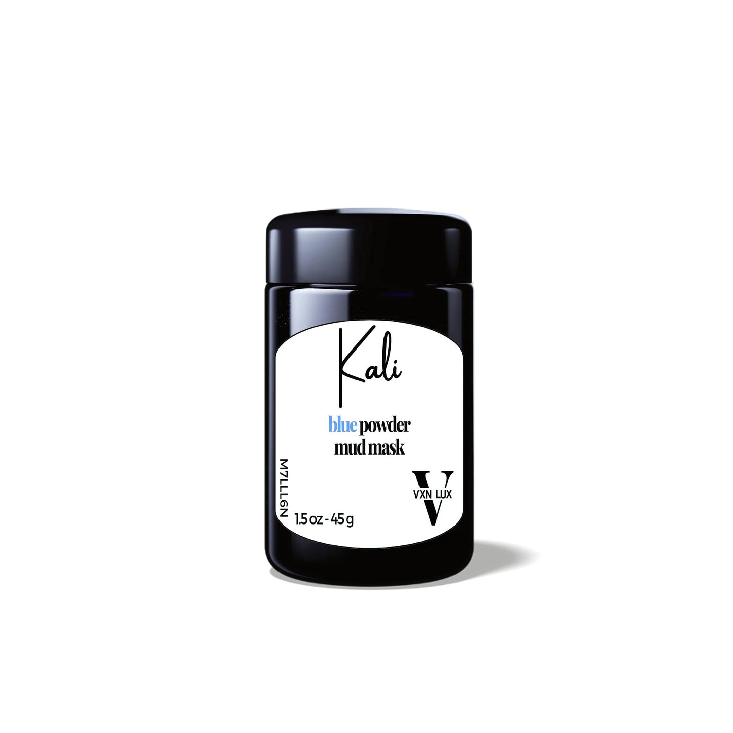 VXN LUX Kali Blue Powder Mud Mask with Cambrian Blue Clay, Kakadu Plum & Goji Berry for Detoxifying & Clarifying Facial Skin - 45g