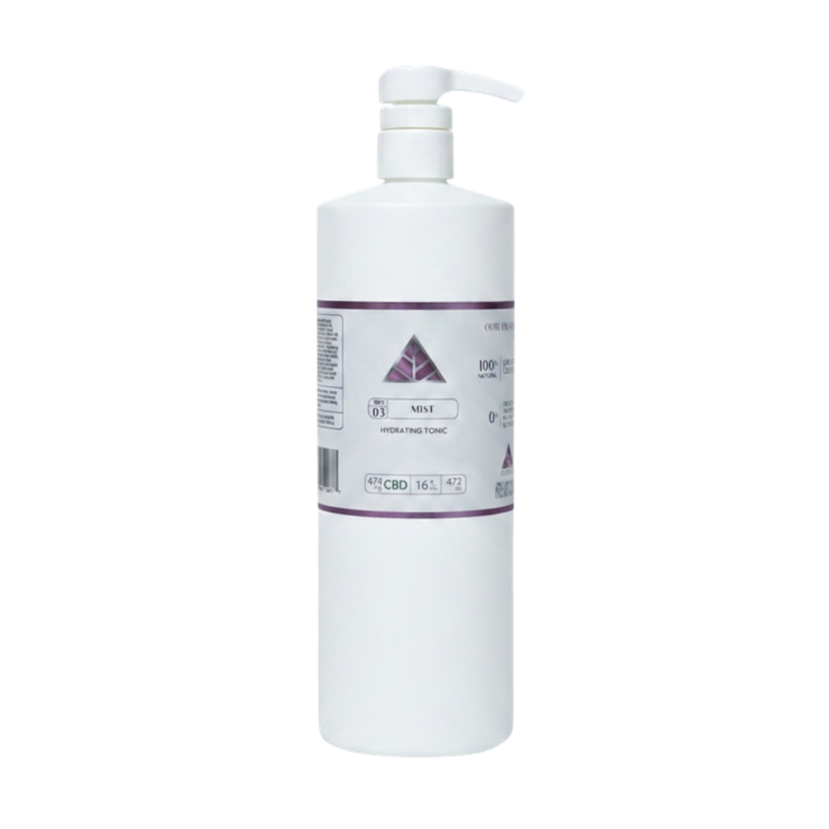 Color Up MIST Hydrating Tonic, 16 oz professional backbar size, on a transparent background.