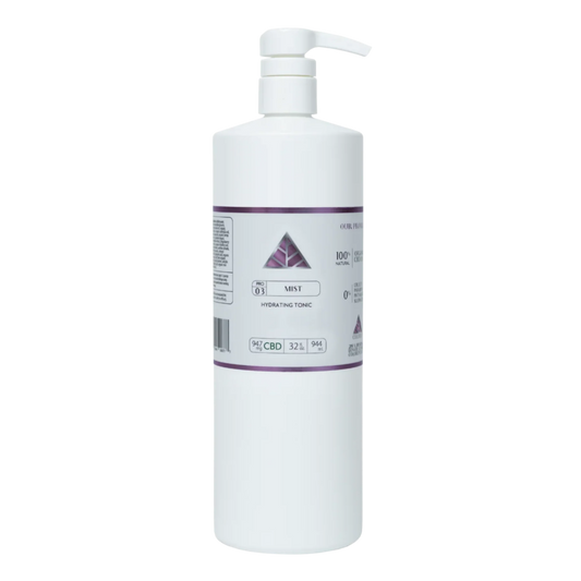 Color Up MIST Hydrating Tonic in 32 oz backbar size for professional skincare services and treatment room use on transparent background.