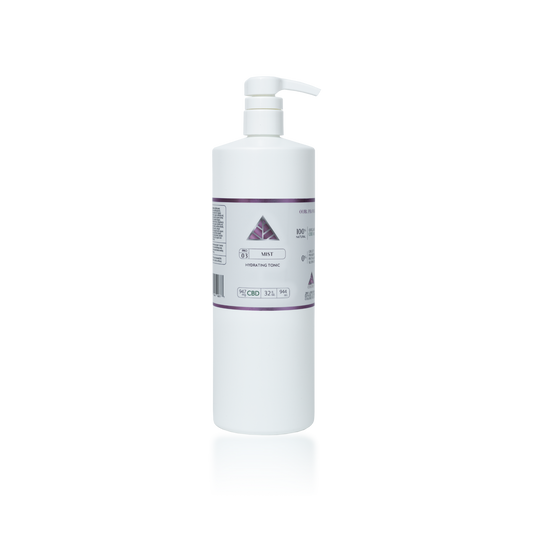 Color Up MIST Hydrating Tonic in 32 oz backbar size for professional skincare services and treatment room use on transparent background.