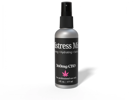 Mistress Mist Toning Hydrating + Setting Spray 260mg CBD Professional Backbar - House of VXN