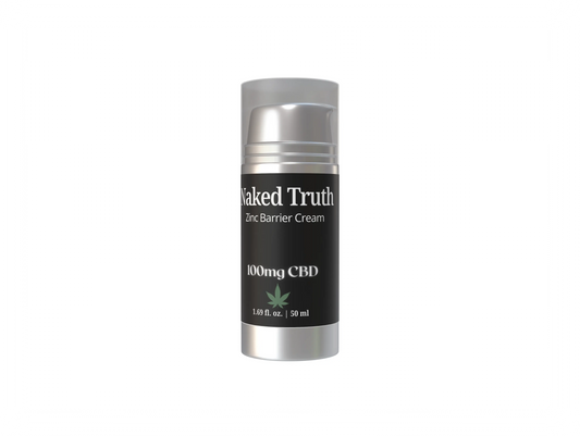 Naked Truth - Zinc Barrier Cream - 100mg CBD - 1.69oz House of VXN