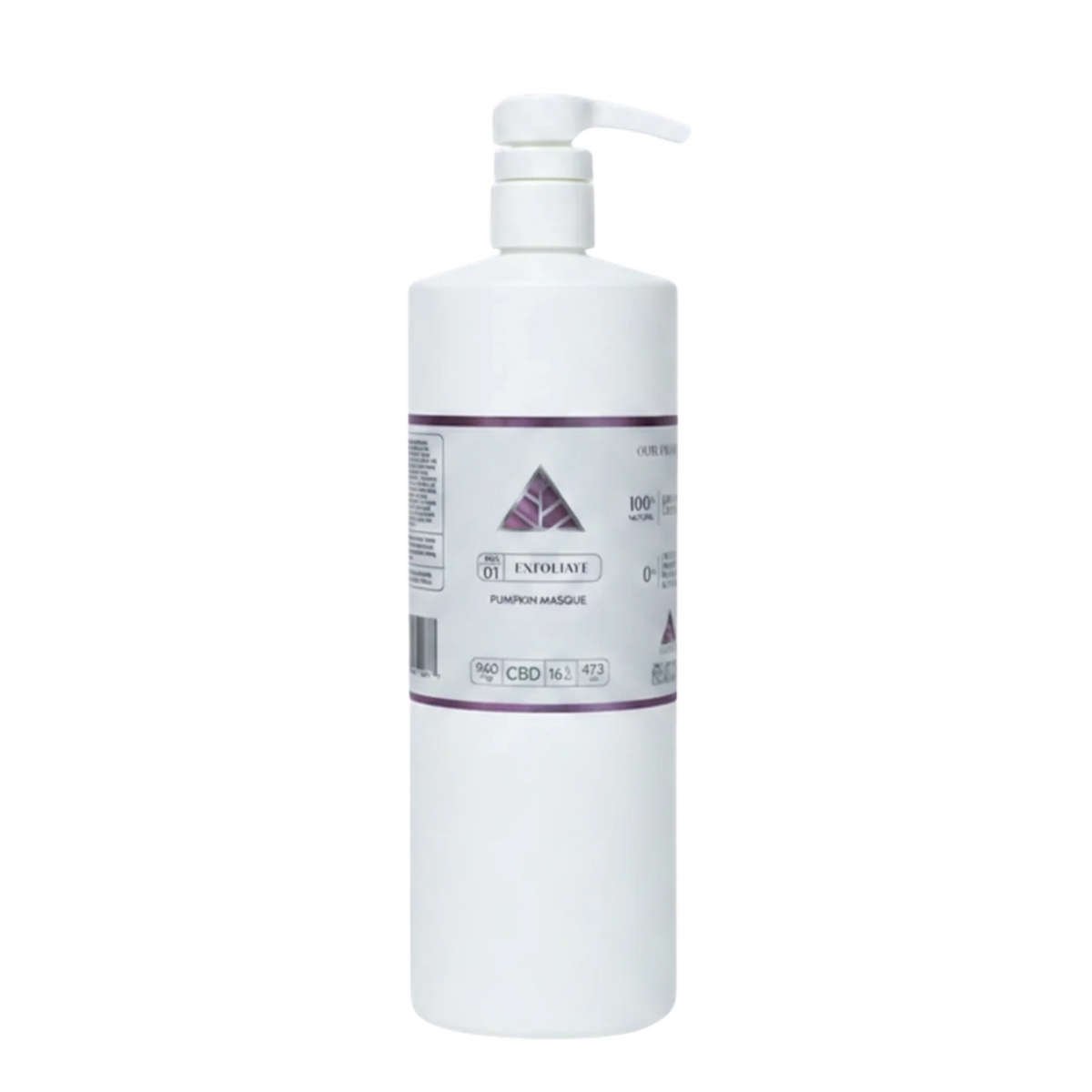 Color Up PUMPKIN Enzyme Masque, 16 oz professional backbar size, on a white background.